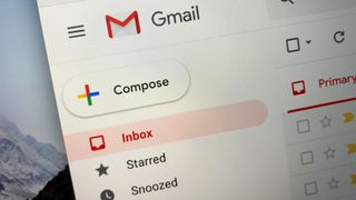 Gmail'in bir tarayıcıda açıldığını gösteren bir resim