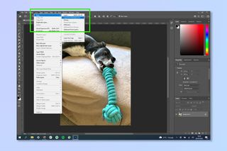 Adobe Photoshop'ta nasıl kenarlık ekleneceğini gösteren bir ekran görüntüsü