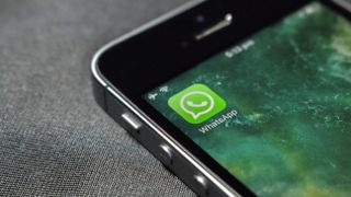 Bir iPhone'daki Whatsapp uygulama simgesi