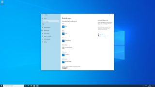 Windows 10 varsayılan uygulamalar ekranı