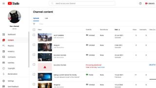 YouTube'da videolar nasıl düzenlenir 2. adım: Düzenlemek istediğiniz videonun küçük resmine tıklayın