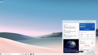 Windows 10 Haberler ve Hava Durumu Widget'ı