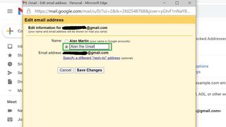 5. Adım: Gmail'de ad nasıl değiştirilir?