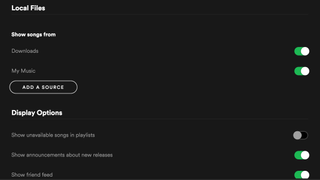 2. Yerel dosyaları Spotify'a ekleyin