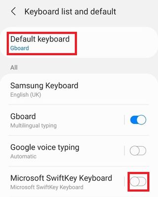 Android'de klavye nasıl değiştirilir?