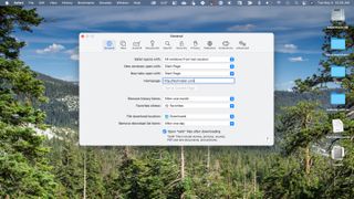 macOS Big Sur'da Safari genel ayarları