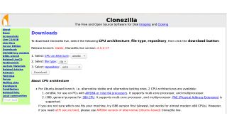 1. Clonezilla'yı indirin ve önyükleme ortamını hazırlayın