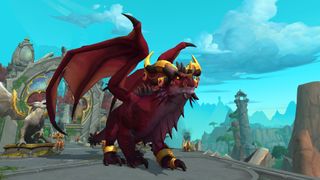 World of Warcraft Dragonflight beta: Kırmızı görünüşlü bir ejderha