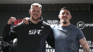 Alexander Volkov ve Tom Aspinall, UFC Fight Night çatışmasından önce