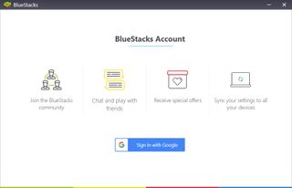 1. BlueStacks'i yükleyin ve oturum açın