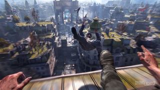 Dying Light 2 bacağı haydutu çatıdan tekmeliyor