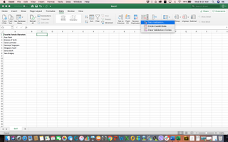 Excel'de bir açılır liste nasıl oluşturulur?