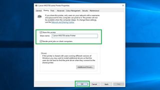Windows 10'da bir yazıcı nasıl paylaşılır 5. adım: İsterseniz yazıcıyı yeniden adlandırın, ardından "Tamam"a tıklayın