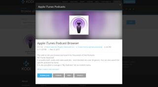 Apple iTunes Podcast Tarayıcısı