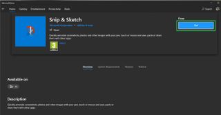 Snip & Sketch nasıl indirilir - uygulamayı edinin