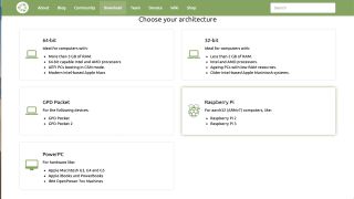 Mimariniz olarak Raspberry Pi'yi seçin