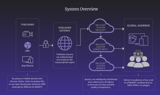 Millicast WebRTC tabanlı sisteme genel bakış