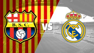 Barcelona vs Real Madrid futbol kulübü armaları