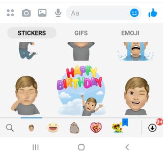 Messenger'da Facebook Avatarları