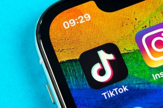 iPhone'da TikTok uygulama simgesi