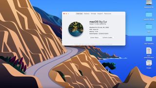 macOS Big Sur'da Mac güncelleme ekranı