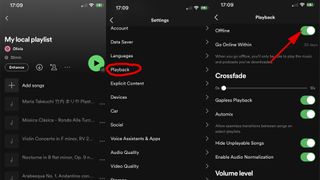 spotify mobil uygulamasının ekran görüntüsü