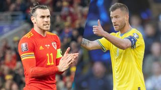 Galler'den Gareth Bale ve Ukrayna'dan Andriy Yarmolenko'nun birleşik görüntüsü