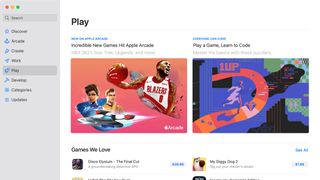 Mac App Store Play bölümü