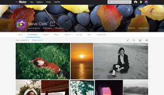 Fotoğraf depolama ve paylaşım sitesi Flickr'ın ekran görüntüsü