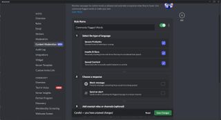 Discord yaygın olarak işaretlenen kelimeler